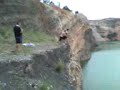 cliff jumping