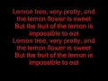 Trini Lopez - Lemon Tree with lyrics