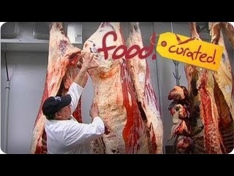 girl slaughtering animal