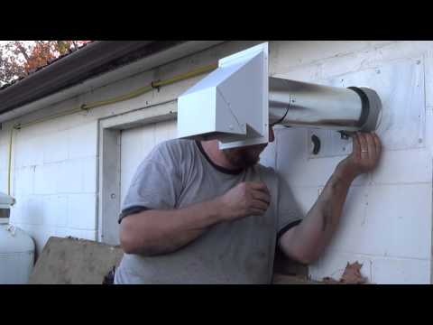 how to vent furnace through roof