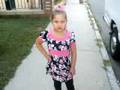 Mariana and me Walking to her School