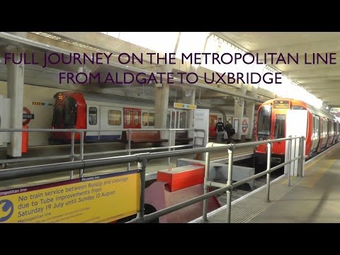 how to get to uxbridge by train
