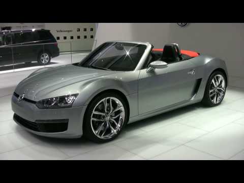 2010 Volkswagen VW Blue Sport in HD. Detroit Auto Show.