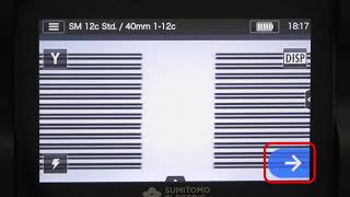 バッテリ充電残量の確認方法(TYPE-72M+ヘルプビデオ)