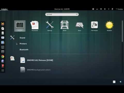 GNOME 3.8: Búsqueda rediseñada GNOME 3.8: Búsqueda rediseñada