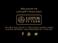 Lotus F1 Team - E20 Holding video