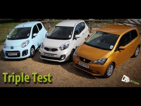 SEAT Mii vs Kia Picanto vs Citroen C1 Review – Drive Start SEAT Mii vs Kia Picanto vs Citroen C1 Review – Drive Start