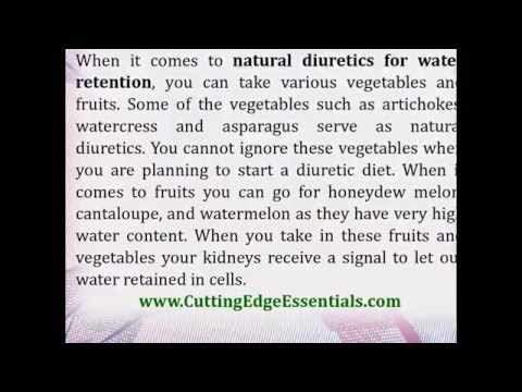 how to eliminate water retention