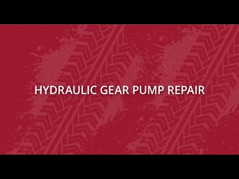 how to repair hydraulic pump