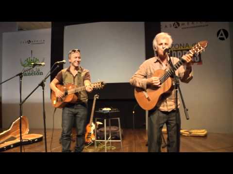 Kiko Veneno y Martín Buscaglia ensayando...