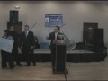 NYS Senator Pedro Espada speaks at the Oval Youth Community Center Reception - 3/6/10