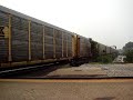 Single BNSF Dash-9 #5054 Leads Autotrain, Joliet IL.