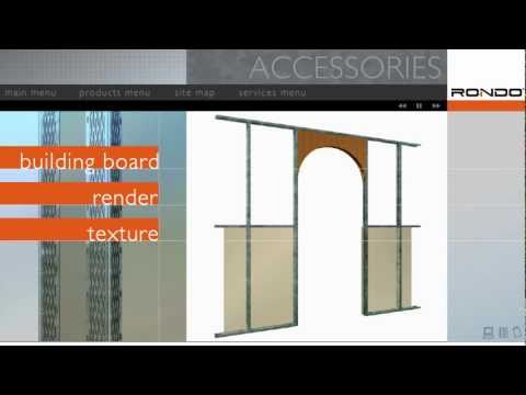 Rondo EXANGLE® Plasterboard & Render Finishing Beads & PANTHER® Access Panels