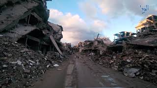 من شوارع مخيم اليرموك في عام 2019