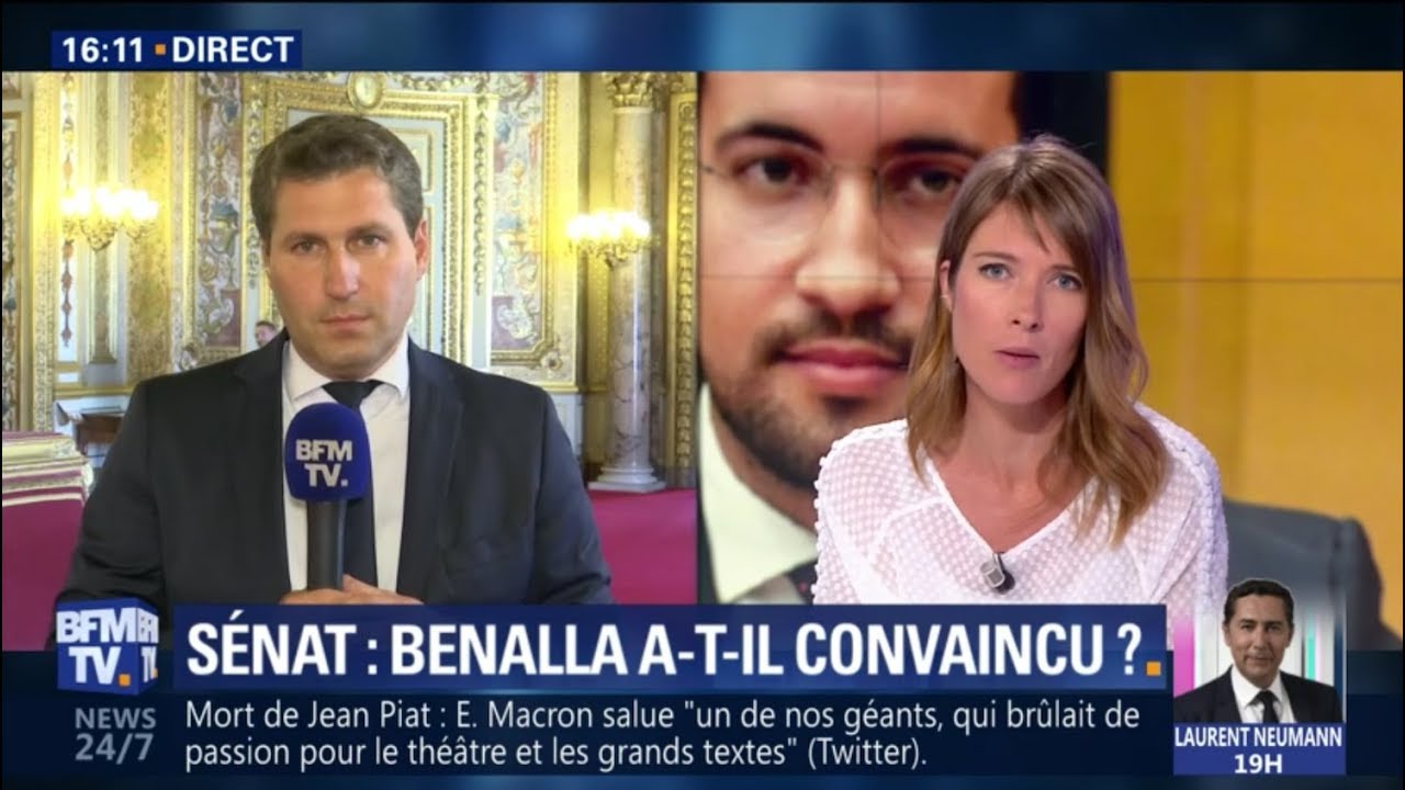 Mathieu Darnaud sur BFM TV : "des contradictions majeures" dans l'audition d'A. Benalla