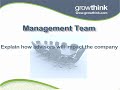 Writing the Management Team Section of Your Business Plan Writing the Management Team Section of Your Business Plan