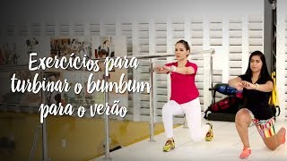 Exercícios para turbinar o bumbum para o Verão
