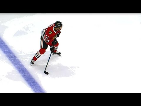 Video: Blackhawks’ Anisimov gets creative tipping puck past Devils’ Kinkaid