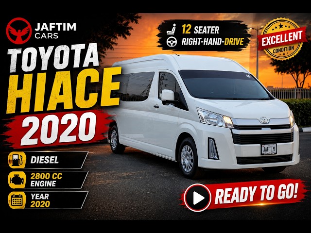 Toyota Hiace GLX 2.8 Diesel Engine - 2WD - RHD video