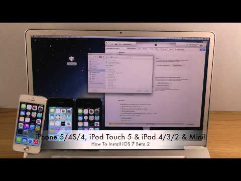 How To Install iOS 7 Beta 2 On iPhone 5/4S/4, iPod Touch 5 & iPad 4/3/2 & Mini!