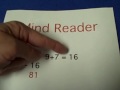 Mind Reading Number Test