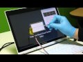 Graphene touchscreen in action!