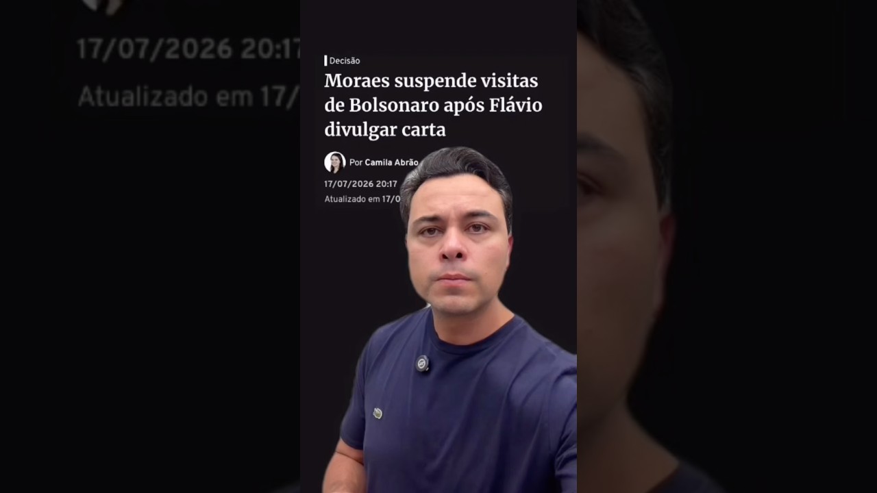 🚨 Moraes acabou de proibir o presidente Bolsonaro de receber visitas até o final das eleições.