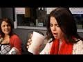 Selena Gomez Tries Kale Juice | Behind The Scenes | On Air With Ryan Seacrest