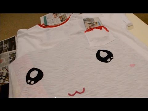 how to use acrylic paint on t shirts