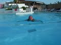 Sandra � la piscine
