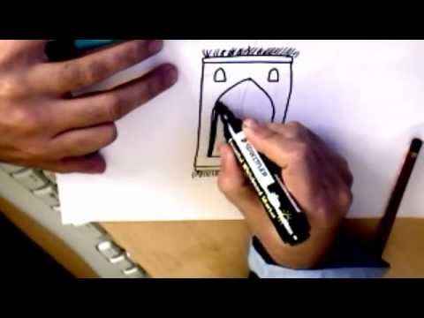 how to draw islamic art