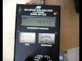 The 80m Kevlar Dipole Antenna Analyser Demonstration