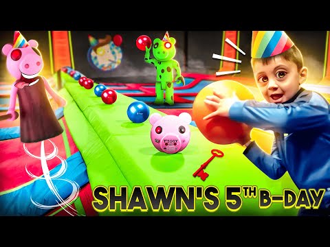 SHAWN'S VERY PIGGY Birthday!! (FV Family Escape Room Bday Haul Vlog)
