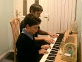 Christmas Piano Duet- David Read & 11 yr old George Bennett!