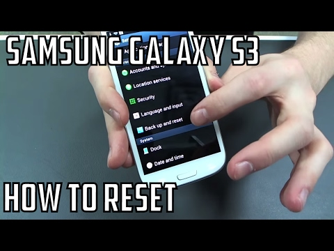 how to perform factory reset on galaxy s