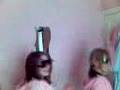 Paula & Lucy dancing to Lean Back