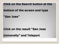 SJSU SLIS Getting To Class