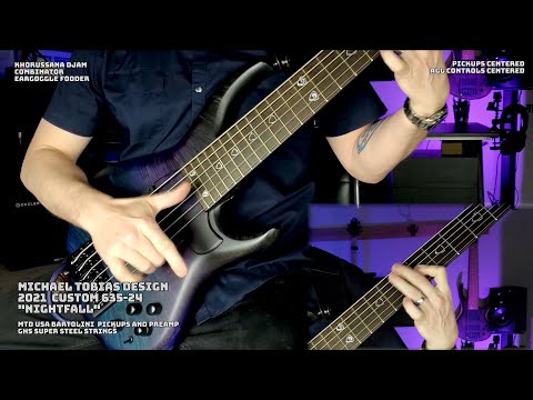 MTD Custom 6 String Bass Demo + Combinator Playthrough / Tutorial