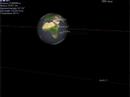 A lunar eclipse