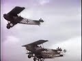 regarding this clip: 

   the fokker d.vii arrived late in the war -early 1918- and richthofen never flew it in combat.