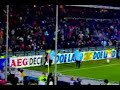 Feyenoord Sneeuwballengevecht in kuip