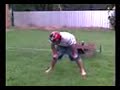 getting kicked in head