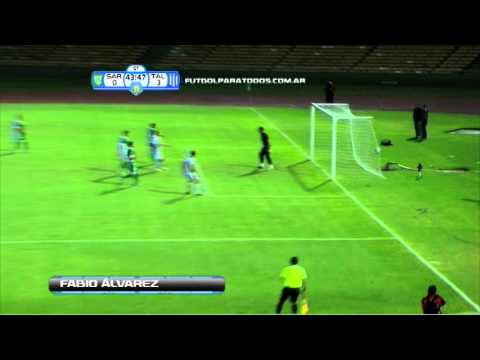 Gol de Álvarez. Talleres 3 Sarmiento 0. Copa Argentina. Fútbol Para Todos
