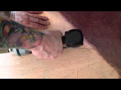 how to fasten luan underlayment