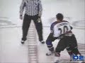 John Zeiler vs Curtis Glenncross(hockey fight)