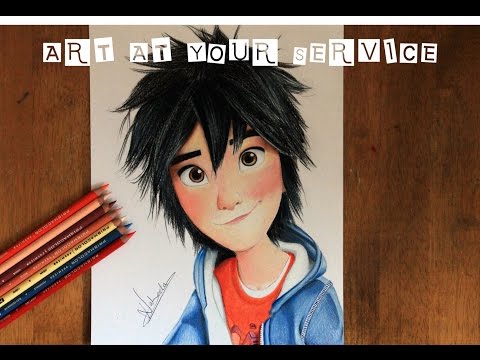 how to draw hiro hamada