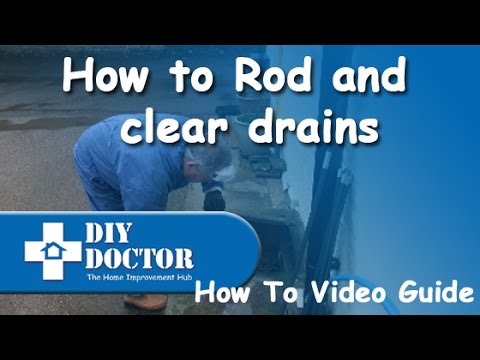 how to rod a blocked drain