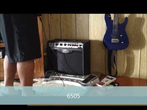 Peavey - Peavey Vypyr VIP2 Hi-gain amps, playing the same riff so you can hear a difference.