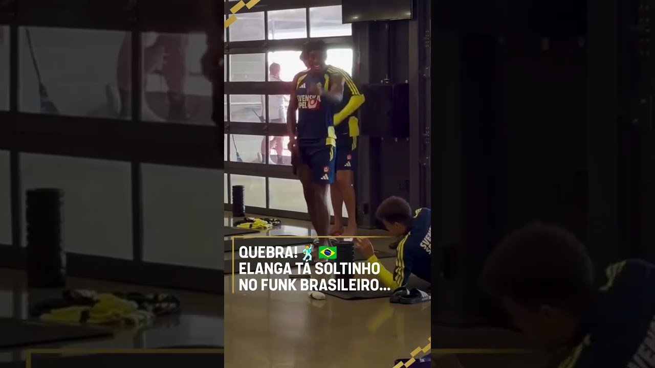 ELANGA TÁ SOLTINHO! 🔊🇧🇷🤝🇸🇪 #shorts