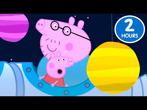 Peppa Pig English Episodes 🚀 Peppa Pig's Fun Time At The Space Museum | Peppa Pig Official | 4K